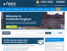 Tablet Screenshot of finditinbirmingham.com